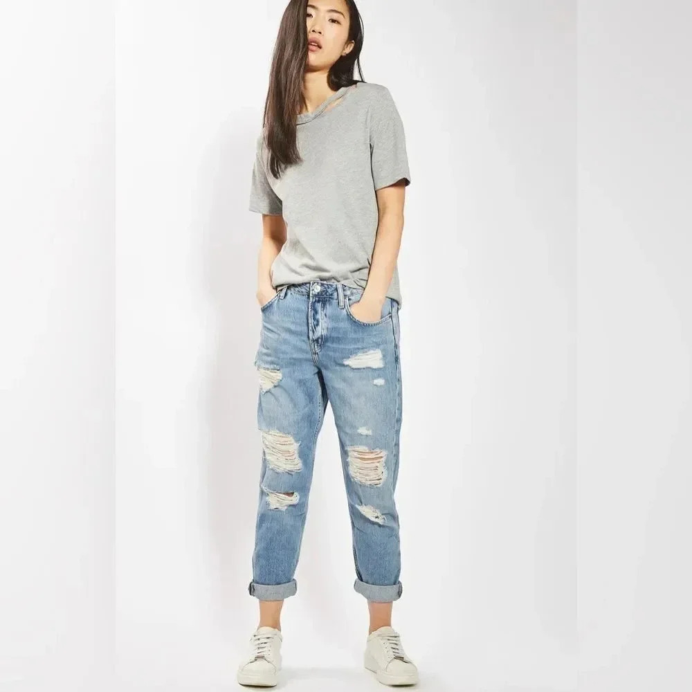 TopShop Moto Hayden Straight Leg Jeans